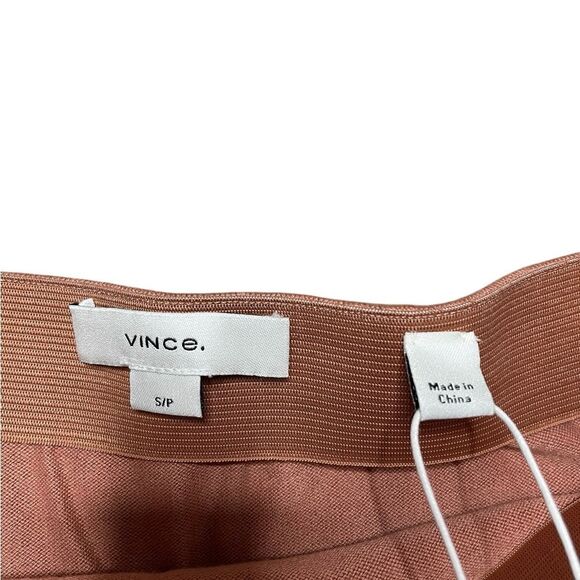 NWT VINCE Stretch Cotton Overlap Skirt Size Small - Picture 7 of 11